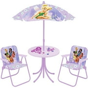 Disney TinkerBell Fairies Erasable 4-Piece Patio Set