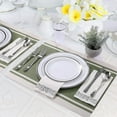 thumbnail image 6 of FOCUSLINE Silver Dinnerware Set, Heavy Duty Disposable Plastic Plates, 50 Plastic Plates-25 Plastic Silverware-25 Plastic Cups-25 Paper Napkins, 175 Pack, 6 of 9
