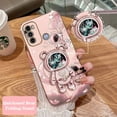 thumbnail image 5 of Funda de teléfono chapada en astronauta de arena movediza para Motorola Moto G60 G53 G50 G42 G30 G20 G22 G52 E20 Plus G9 Play G8 Power Cover, 5 of 5