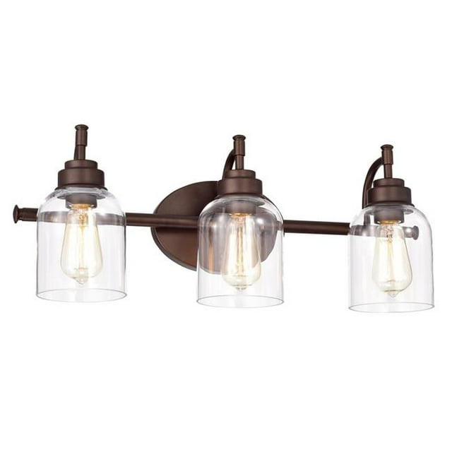 Chloe Lighting CH2R147RB24-BL3 24 in. Adair Transitional 3 Light Bath Vanity Fixture, Oil Rubbed Bronze