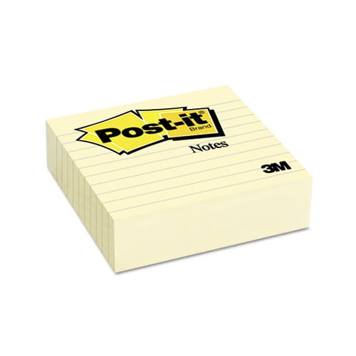 3 x 3-Inches Canary Yellow 4-Pads/Pack Post-it Notes 