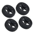 thumbnail image 2 of Plastic Wheel Rims And Rubber Tires, Strong Cushioning 1/10 Scale RC Car Wheels And Tires Improve Stability Flexible Driving  For Different Roads B Tire, 2 of 8