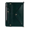 thumbnail image 4 of Allytechgroup Portfolio Carrying Bag Case for Samsung Galaxy Tab S10 FE+ 13.1" 2025, Document Notes Pocket Stand Shoulder Strap Protective Case Cover for Galaxy Tab S10 FE+ Plus SM-X620, Dark Green, 4 of 7