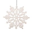 thumbnail image 1 of Vickerman Glitter Snowflake, 8-Inch, White, 1 of 2