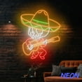 thumbnail image 4 of Handmadetneonsign Skeleton Playing Guitar Neon Sign, Skeleton Led Light, Wall Art, Home Wall Decor 93481, 4 of 5
