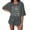 Grey, variant on Women Tees Shirts Tops Oversized Loose Short Sleeve Graphic Summer Loose Fit Y2k Clothes