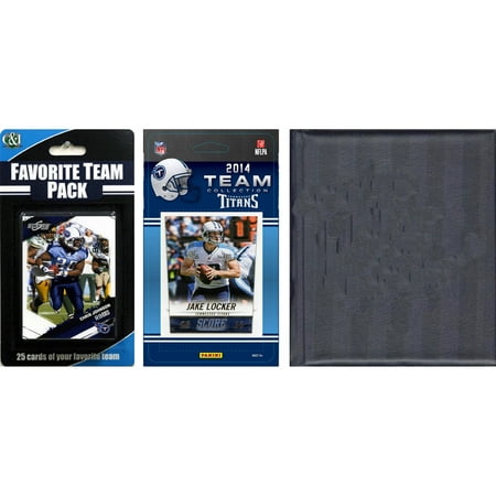 C&I Collectables NFL Tennessee Titans Licensed 2014 Score Team Set and Favorite Player Trading Card Pack Plus Storage Album