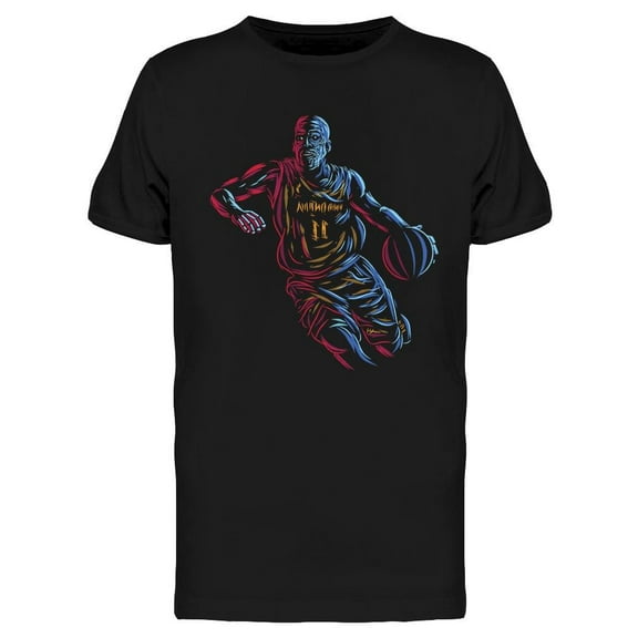 Player Colorful Design T-Shirt Men -Image by Shutterstock, Male Medium