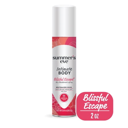 Summer's Eve Blissful Escape Daily Refreshing Feminine Spray, 2 oz