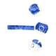thumbnail image 2 of Cinturones elásticos delgados de 2 piezas para mujer INSPIRE CHIC con brillo y decoraciones de lentejuelas, color azul real, 2 of 6