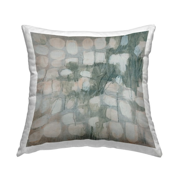 Stupell Industries Aligned Scattered Shapes Decorative Printed Throw Pillow Design by June Erica Vess