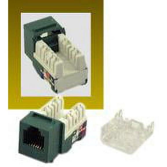 IEC RH1106F-MT-GN RJ1106 Female Narrow Keystone Connector Green Category 3