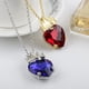 thumbnail image 1 of Collares para mujer, colgante de corazón de amor infinito con cristales de piedra natal, regalos de joyería para esposa, cumpleaños o vacaciones de Navidad, 1 of 5