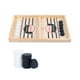 thumbnail image 1 of Juego de mesa de disco rápido de madera, batalla de escritorio para 2 jugadores, juego de mesa familiar clásico interactivo para niñas y amigos, S, 1 of 9