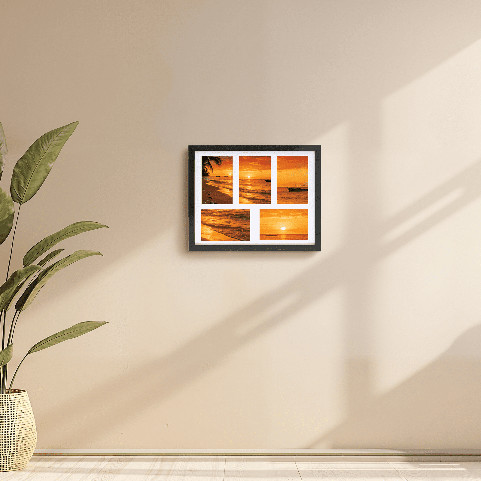 4x6 Black Collage Picture Frames Set of 4