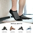 thumbnail image 2 of Mens No Show Socks, 8 Pairs Non Slip Ankle Socks for Men Low Cut Athletic Liner Sock for Loafer Flats Sneakers, 2 of 5