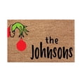 thumbnail image 2 of Mini Grinch Ornaments Grinch Ornaments Grinch Christmas Decorations Christmas Festival Decoration Front Door Carpet Indoor Outdoor Mat, 2 of 3