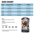 thumbnail image 6 of Animation My Hero Academia Men's Tank Top Lightweight Summer Sleeveless Tee Shirt Muscle Tank Tops Workout T-Shirts Casual Athletic Undershirts, 6 of 7