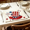 thumbnail image 4 of Napperon de Table Résistant à la Chaleur avec Motif de la Fête de l'Indépendance, Silicone, Réutilisable, Va au Lave-Vaisselle pour les Repas à l'Intérieur et à l'Extérieur, 4 of 5