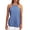 L-130Blue458, variant on Women Tank Top Stylish Elegant Plus Size Halter Neck Solid Color Camisole Casual Versatile Vest Top For Ladies Daily And Vacation Wear,Blue,XXXL