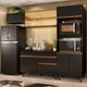 thumbnail image 2 of Madesa Gabinete de Cocina Integral 260 cm Reims Negro/Rústico 01, 2 of 10