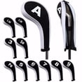 thumbnail image 1 of Funda para cabeza de palo Naiovety 12 unids/set Con cremallera fuerte para hierros de Golf, 1 of 6