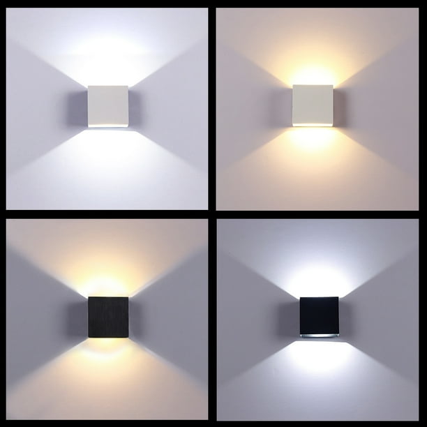 6W LED Wall Lamp Wall Mounted LED Light Cube COB Indoor Sconce Aluminum