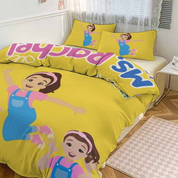Ms Rachel 3-Piece Bedding Set Duvet Cover Pillow Shams Soft Pillowcases Quilts Covers
