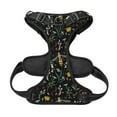 thumbnail image 3 of JUNZAN Wasp and Florals Pattern Dog Harness - Lightweight,Soft,Adjustable Small Harness-Small, 3 of 7