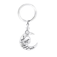 thumbnail image 1 of Key Chain Alloy Pendant Keyring alloy key Woman Key Holder Decor Key Ring Party Wedding Gift, D1002-Mon, 1 of 9