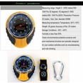 thumbnail image 5 of Altimeter Watch Altimeter Barometer Compass Barometer Thermometer Weather Instrument High Precision Multifunctional Mechanical Barometer Outdoor Mountaineering Barometer Yellow, 5 of 5