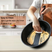 Kordisen 12 Nonstick Granite Wok Pan with Lid, Even Heat Stir Fry Pan for All Stovetops, Easy to Clean