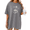1-Grey, variant on COZYMY Women's Cottagecore Skull Graphic Short Sleeve Shirt Soft Cotton Black Crewneck Summer Tee
