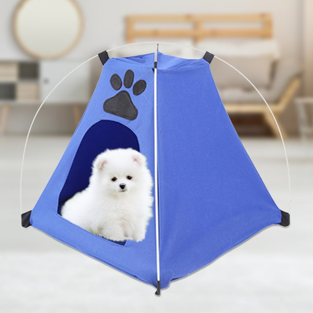 AOOOWER Lovely Print Cats House Tent for Small Dog Cats Cooling Tent Shelter House Pet Accessory Resting Tent for Indoor Outdoor