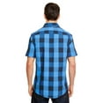 thumbnail image 2 of Burnside Men's Short Sleeve Buffalo Plaid Shirt, 2 of 2