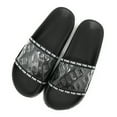 thumbnail image 3 of Victoria's Secret PINK Single Strap Slides Sandals Medium (7/8) Clear Logo, 3 of 4