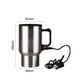 thumbnail image 2 of Taza calefactora para coche de 450ml, taza calefactora para coche de acero inoxidable, taza termo calefactable de 12V, 2 of 8