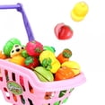 thumbnail image 3 of Carrito de compras para niños Feliz Carrito de supermercado de juguete juguete de regalo ideal para niñas Sencillez, 3 of 3