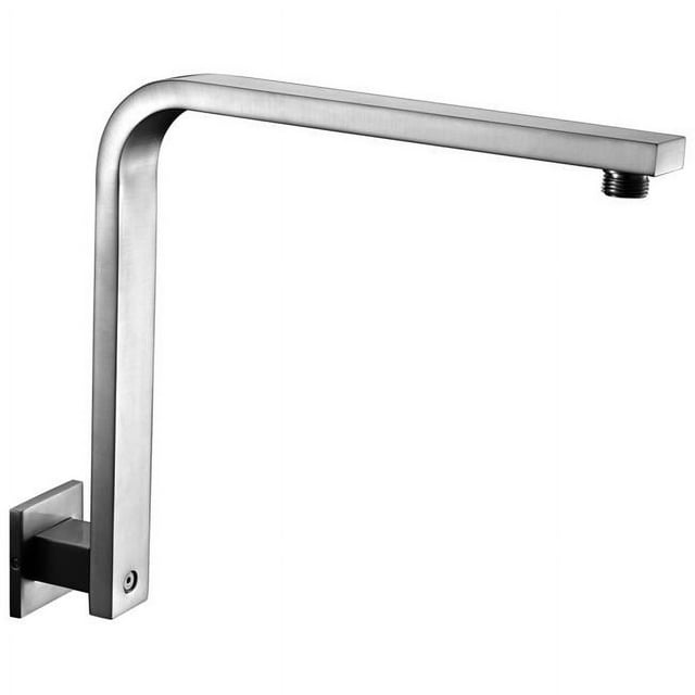 ALFI Brand AB12GSW-BN Nickel Brossé Bras de Douche Carré Surélevé de 12 Po