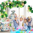 thumbnail image 4 of Extra Large Dinosaur Birthday Gift Bag Boys 36x56 Inch Jumbo Plastic Gift Bags XL Colorful Dino-Themed Kids Happy Birthday Pary Favors Decorations, 4 of 4