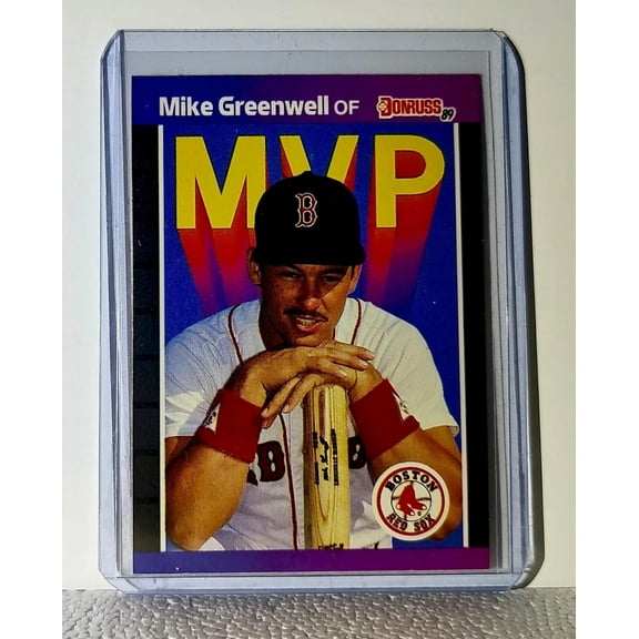Mike Greenwell 1989 Donruss MLB #BC-13 MVP Baseball Card Boston Red Sox