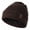 Brown/Black, variant on Winter Beanie for Men Women, Fleece Lined Beanie Soft Warm Knit Hat Ski Stocking Cuffed Cap(Black)
