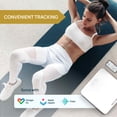 thumbnail image 5 of INEVIFIT Smart Premium Bathroom Scale with Bluetooth and Free Tracking INEVIFIT APP 11.8 x 11.8 inch - White, 5 of 8
