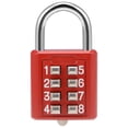 thumbnail image 1 of Candado de Combinación de 8 Dígitos Uxcell con Botón de Presión para Taquillas Aleación de Zinc Rojo 1pcs, 1 of 5