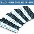 thumbnail image 4 of Everlasting Comfort 8-Pack Rug Grippers - Reusable Non-Slip Pads for Hardwood, Tile, & Vinyl Floors, Stops Curling & Sliding, 4 of 9