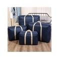 thumbnail image 3 of Fangasis Tote Handbag Cubes Moving Bags Supplies Men Carry On Storage Box Extra Large Women Portable Organizer Heavy-Duty Zipper Navy Blue S:18.9x9.84x11.81", 3 of 9