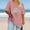 Pink, variant on Plus Size 4X Women's Short Sleeve Tops Sale Under $10 Summer Casual Loose Print Blouse