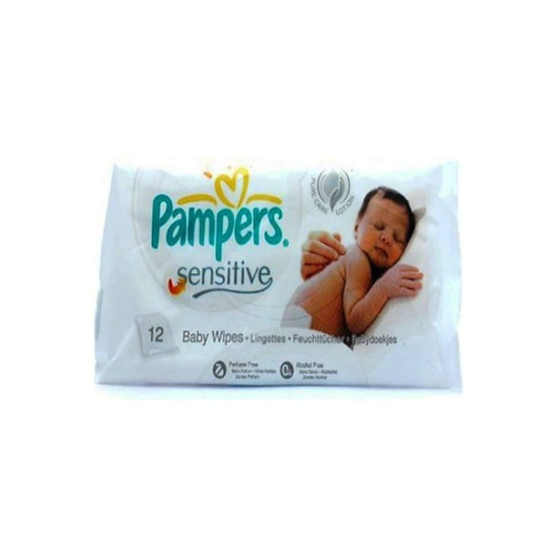 Pampers lingettes bébé sensitive - lot de 15 x 80 lingettes - 1200