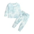 thumbnail image 3 of Gerichy Baby Pants Child Clothes Autumn Winter Girls Tie-dye Top Outfit Suit Clothing Set, 3 of 6