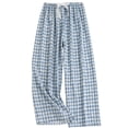 thumbnail image 2 of Asxite Womens Pajamas Pants Print Bow Drawstring Elastic Waist Loose Summer Sleepwear, 2 of 5